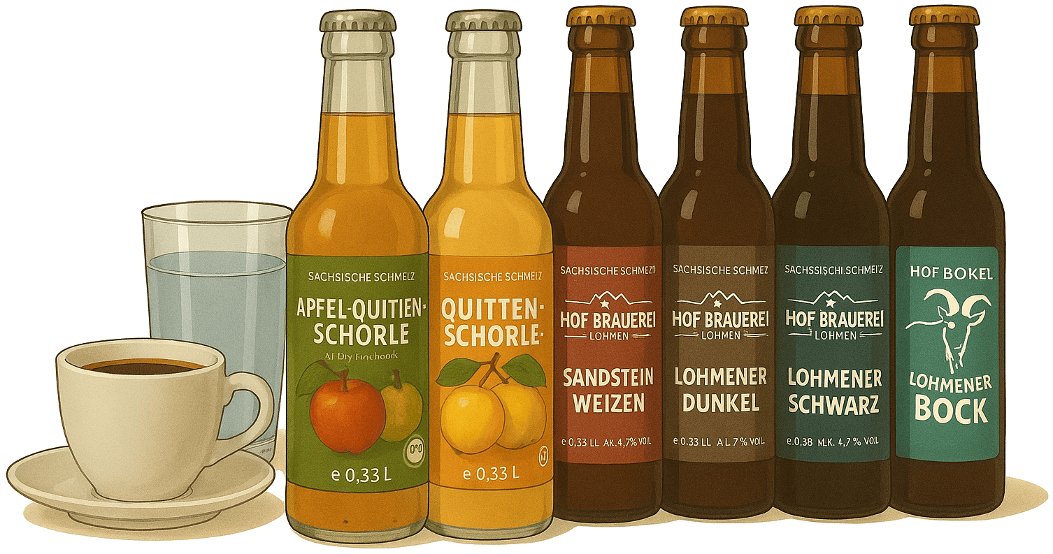 Duftende Getränkevielfalt