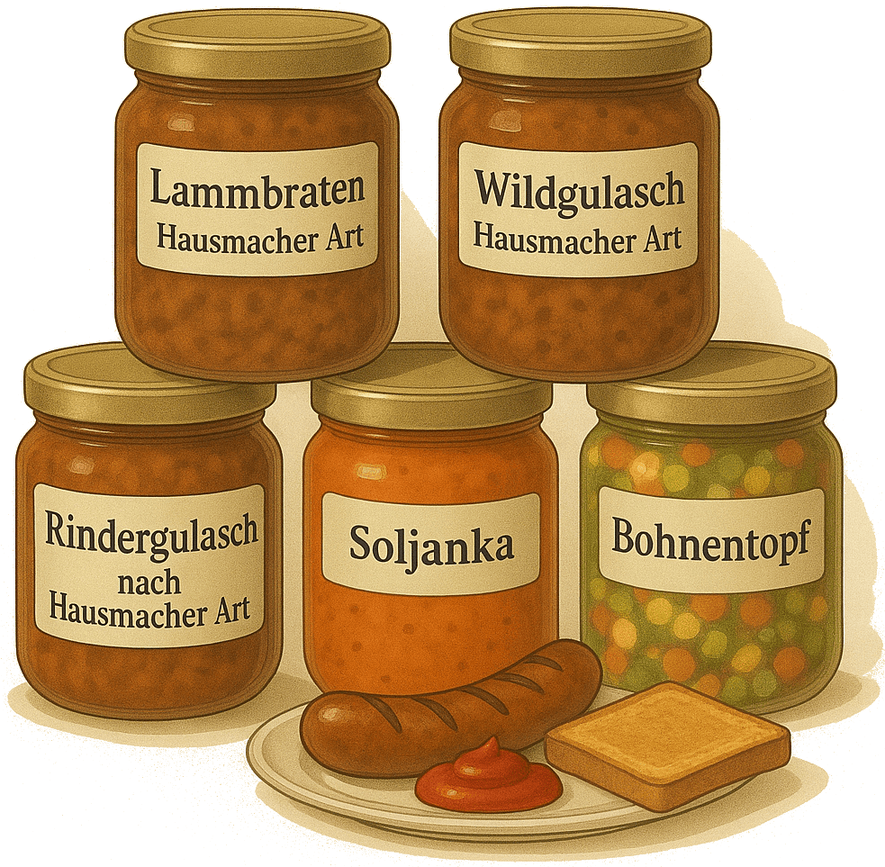 Herzhafte Wurstspezialitäten